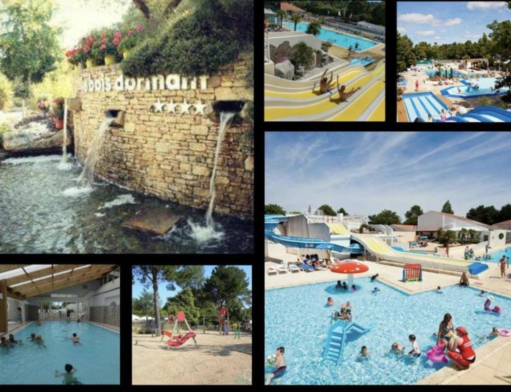 Détente et confort au Bois Dormant camping 4* MH240 Saint-Jean-de-Monts Esterno foto